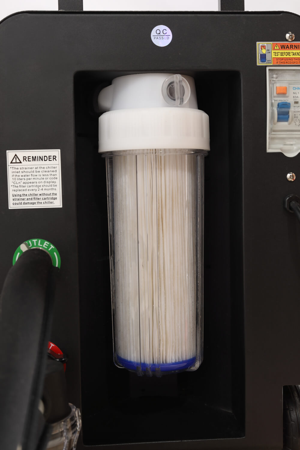 Resfriador de banheira de gelo - Nível comercial 1,5 hp