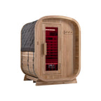 Sauna Kiva Retreat Outdoor - Para 3 pessoas Full Spectrum